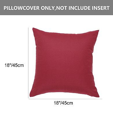 2pcs Classic Check Plaid Square Throw Pillow Cover Cushion Case Green & White