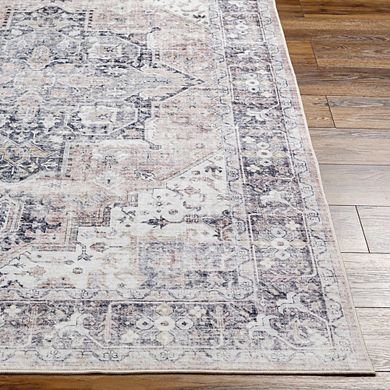 New Cambria Traditional Washable Area Rug - Livabliss