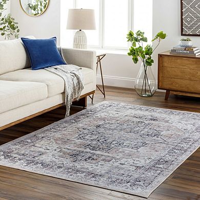 New Cambria Traditional Washable Area Rug - Livabliss