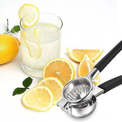 Manual Hand Juicer, Stainless Steel Lemon Orange Citrus Squeezer