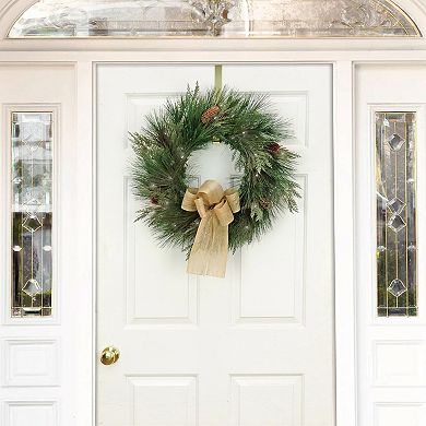 National Tree Company HGTV Home Collection Pre-Lit Artificial Christmas Wreath