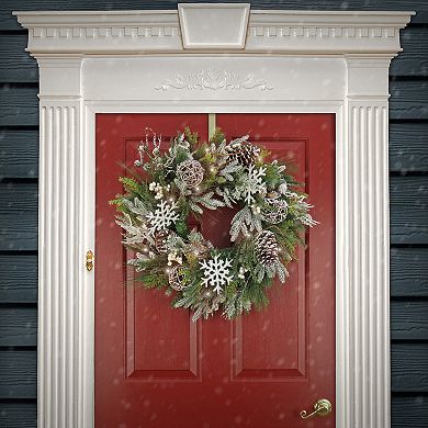 National Tree Company HGTV Home Collection Pre-Lit Artificial Christmas Wreath
