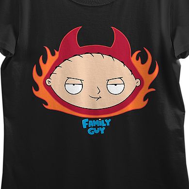 Juniors' Family Guy Wicked Stewie Graphic Tee