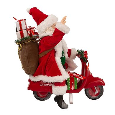 Kurt Adler Fabriché Santa on Scooter Décor