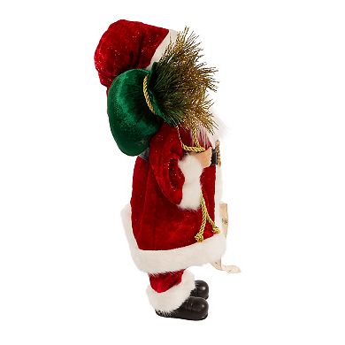 Kurt Adler Kringle Klaus Tradition Santa with List Décor