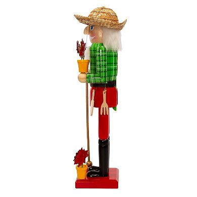 Kurt Adler Wooden Gardener Nutcracker