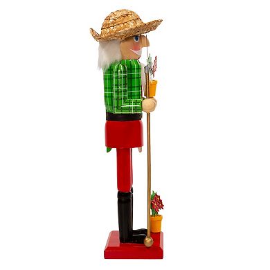 Kurt Adler Wooden Gardener Nutcracker