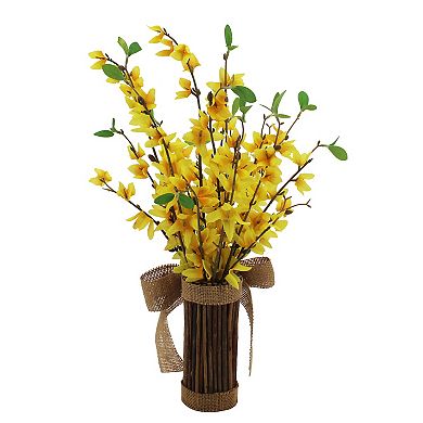 Sonoma Goods For Life® Artificial Forsythia Floral Arrangement Floor Decor