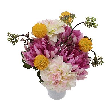 Sonoma Goods For Life® Artificial Mixed Dahlia Floral Arrangement Floor Decor