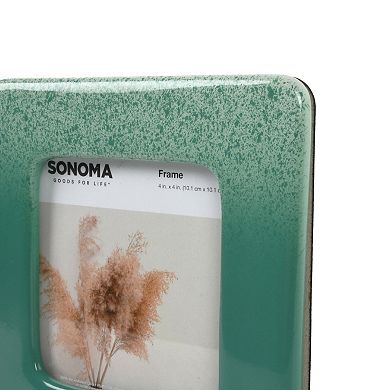 Sonoma Goods For Life® Teal Reactive Glaze Ceramic Frame