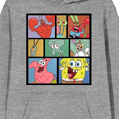 Men's Nickelodeon SpongeBob SquarePants Comic Panels Graphic Hoodie