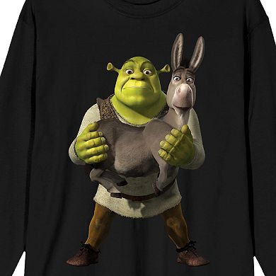 Men's Shrek Ogre & Donkey Graphic Tee