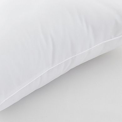Unikome 2 Pack Peach Skin Soft Fabric Down Alternative Bed Pillows