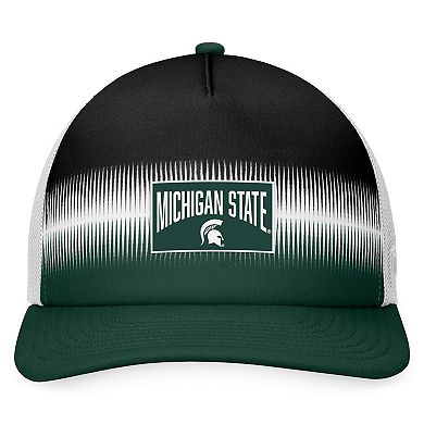 Men's Top of the World Green/Black Michigan State Spartans Daybreak Foam Trucker Adjustable Hat
