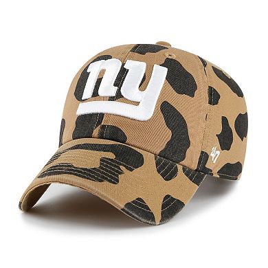 Women's '47  Tan New York Giants Rosette Clean Up Adjustable Hat