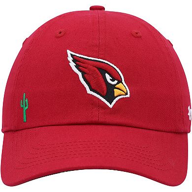 Women's '47 Cardinal Arizona Cardinals Confetti Icon Clean Up Adjustable Hat