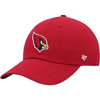 Women's '47 Cardinal Arizona Cardinals Confetti Icon Clean Up Adjustable Hat