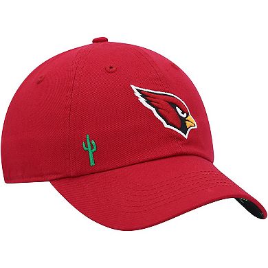 Women's '47 Cardinal Arizona Cardinals Confetti Icon Clean Up Adjustable Hat