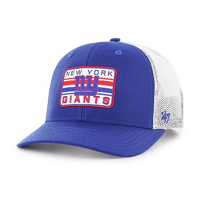 Men's '47 Royal/White New York Giants Drifter Adjustable Trucker Hat