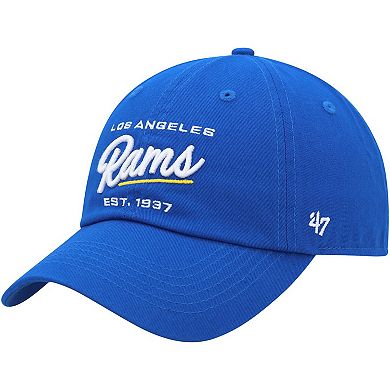 Women's '47 Royal Los Angeles Rams Sidney Clean Up Adjustable Hat