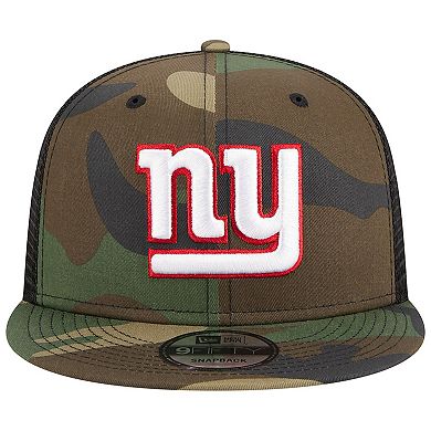 Men's New Era Camo New York Giants  Main Trucker 9FIFTY Snapback Hat
