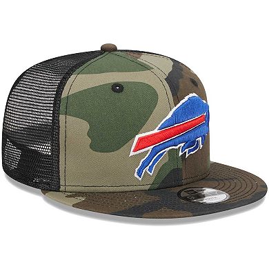 Youth New Era Camo Buffalo Bills  Main Trucker 9FIFTY Snapback Hat