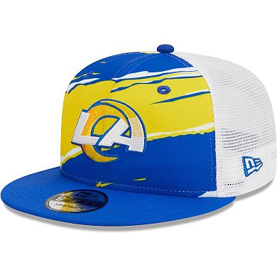 Men's New Era Royal Los Angeles Rams  Tear Trucker 9FIFTY Snapback Hat