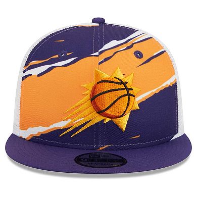 Men's New Era Purple/White Phoenix Suns Tear Trucker 9FIFTY Adjustable Hat