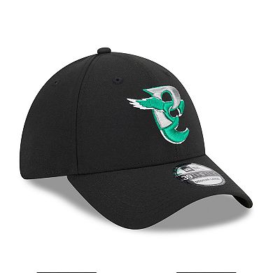 Men's New Era Black Philadelphia Eagles City Originals 39THIRTY Flex Hat