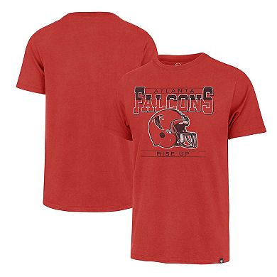 Men's '47 Red Atlanta Falcons Gridiron Classics Time Lock Franklin T-Shirt