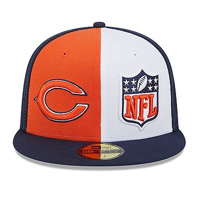 Men's New Era  Orange/Navy Chicago Bears 2023 Sideline 59FIFTY Fitted Hat