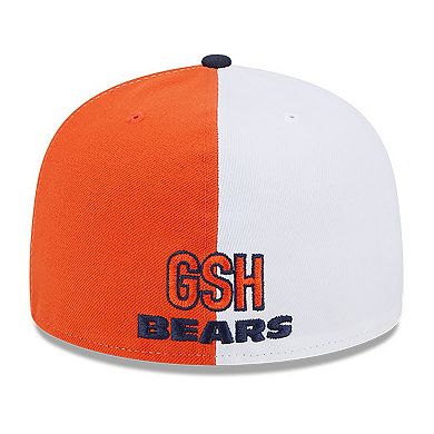 Men's New Era  Orange/Navy Chicago Bears 2023 Sideline 59FIFTY Fitted Hat