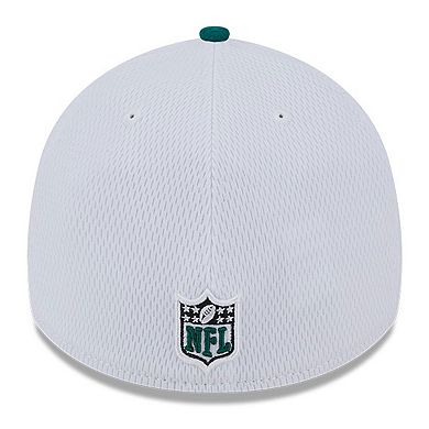 Men's New Era  White/Green New York Jets 2023 Sideline 39THIRTY Flex Hat