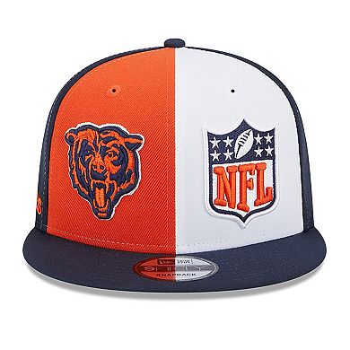 Men's New Era  Orange/Navy Chicago Bears 2023 Sideline Secondary Logo 9FIFTY Snapback Hat