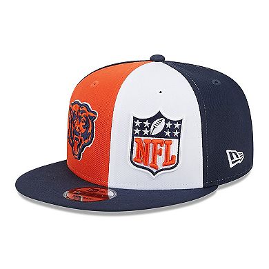 Men's New Era  Orange/Navy Chicago Bears 2023 Sideline Secondary Logo 9FIFTY Snapback Hat