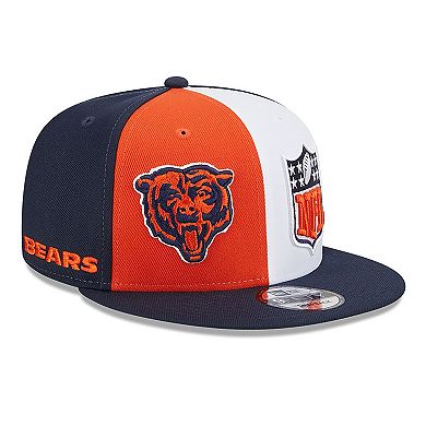 Men's New Era  Orange/Navy Chicago Bears 2023 Sideline Secondary Logo 9FIFTY Snapback Hat