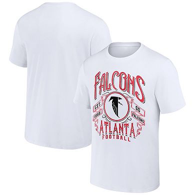 Men's NFL x Darius Rucker Collection by Fanatics White Atlanta Falcons Vintage Football T-Shirt