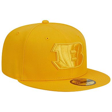 Men's New Era Gold Cincinnati Bengals Color Pack 59FIFTY Fitted Hat