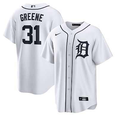 Men's Nike Riley Greene White Detroit Tigers Replica Player Jersey