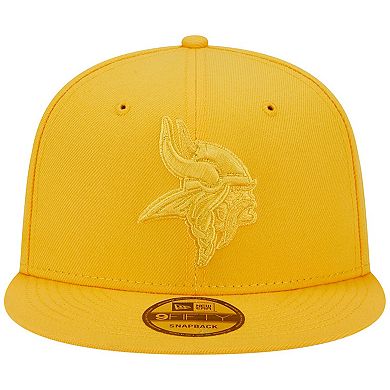 Men's New Era Gold Minnesota Vikings Color Pack 9FIFTY Snapback Hat