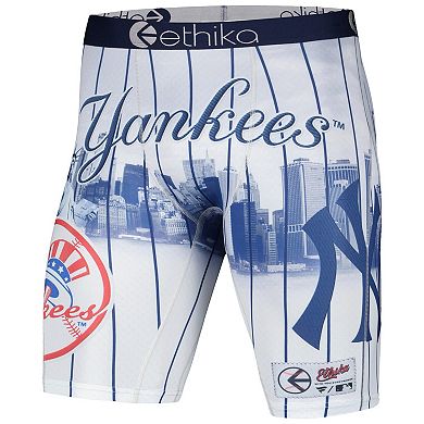 Men's Ethika  White New York Yankees Jerseyscape Boxer Briefs