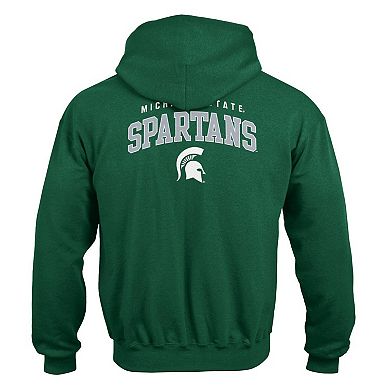 Youth Champion Green Michigan State Spartans Powerblend Two-Hit Pullover Hoodie