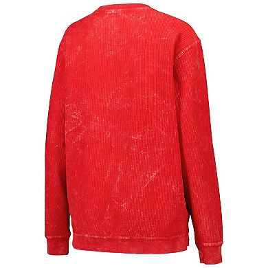 Women's G-III 4Her by Carl Banks Red Tampa Bay Buccaneers Comfy Cord Pullover Sweatshirt