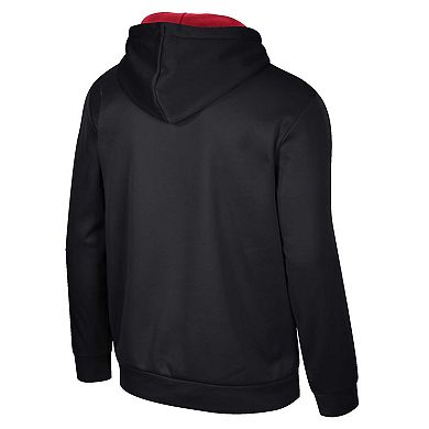 Men's Colosseum Black Alabama Crimson Tide Reese Pullover Hoodie