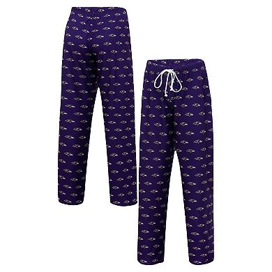 Women's Concepts Sport Purple Baltimore Ravens Gauge Allover Print Sleep Pants