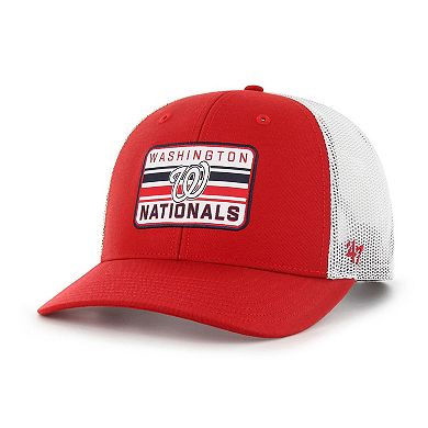 Men's '47 Red Washington Nationals Drifter Trucker Adjustable Hat