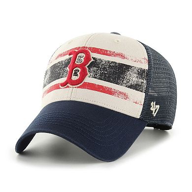 Men's '47 Navy Boston Red Sox Breakout MVP Trucker Adjustable Hat