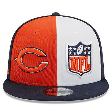 Men's New Era  Orange/Navy Chicago Bears 2023 Sideline Primary Logo 9FIFTY Snapback Hat