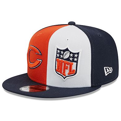 Men's New Era  Orange/Navy Chicago Bears 2023 Sideline Primary Logo 9FIFTY Snapback Hat