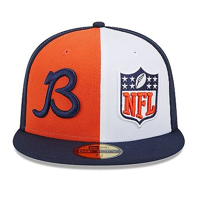 Men's New Era  Orange/Navy Chicago Bears 2023 Sideline 59FIFTY Fitted Hat